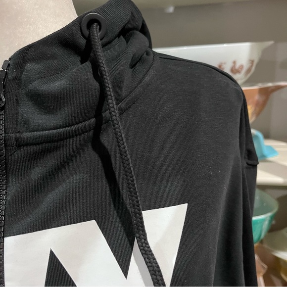 Ivy Park Black Full-Zip Logo Hoodie - Size XS - Picture 7 of 16